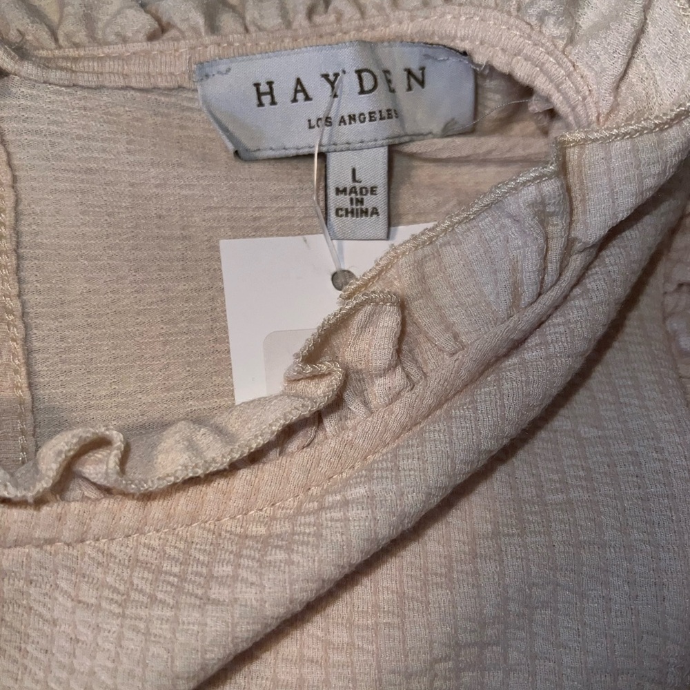 Hayden Cream Ruffle Blouse - Picture 5 of 12